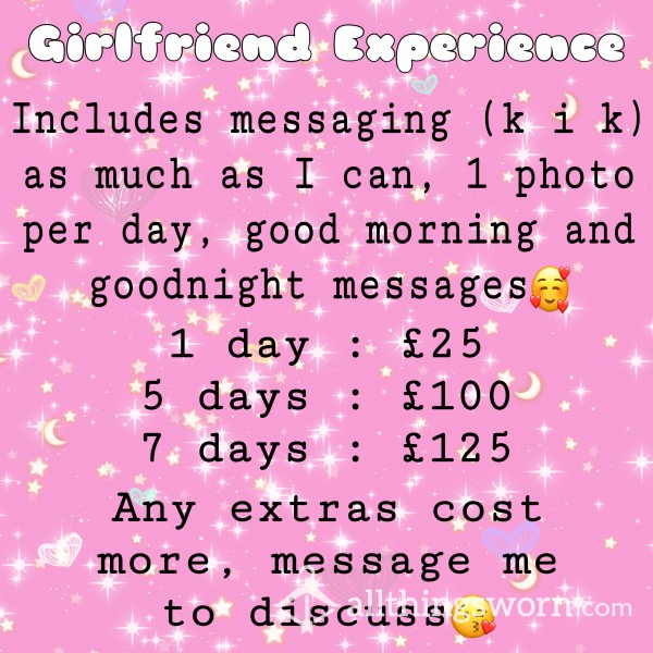 ✨Girlfriend Experience✨