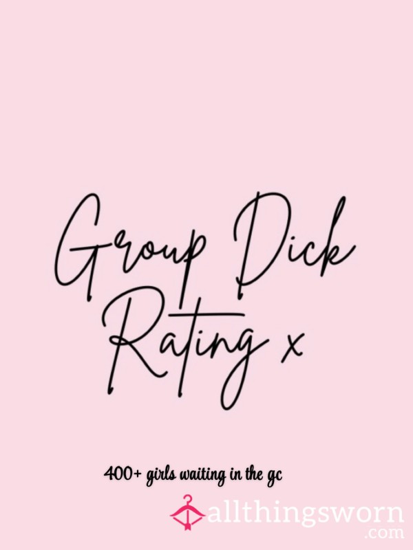 😈Girls Group D*ck Rating🍆