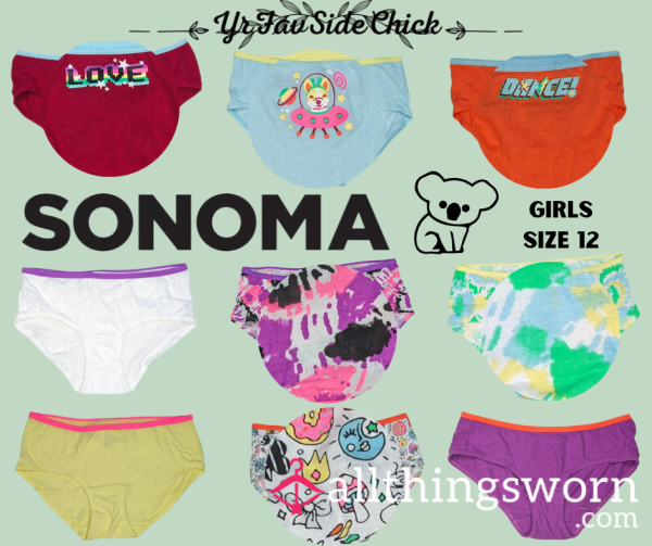 Girly Panties: Sonoma & Hanes (#1-22)