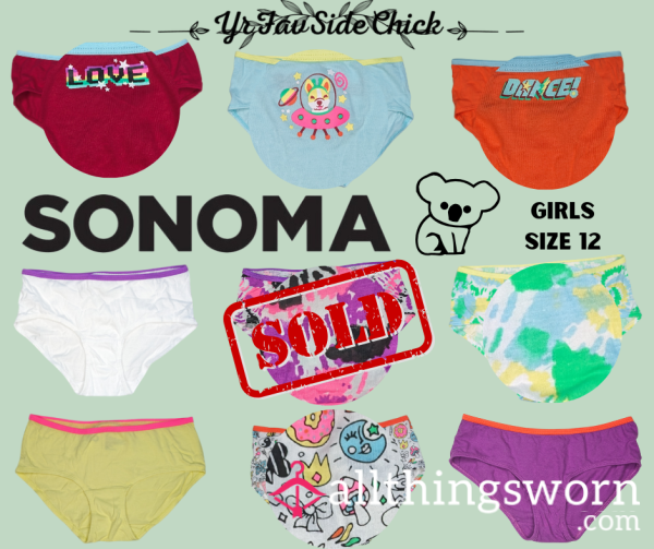 Girly Panties: Sonoma & Hanes (#1-22)