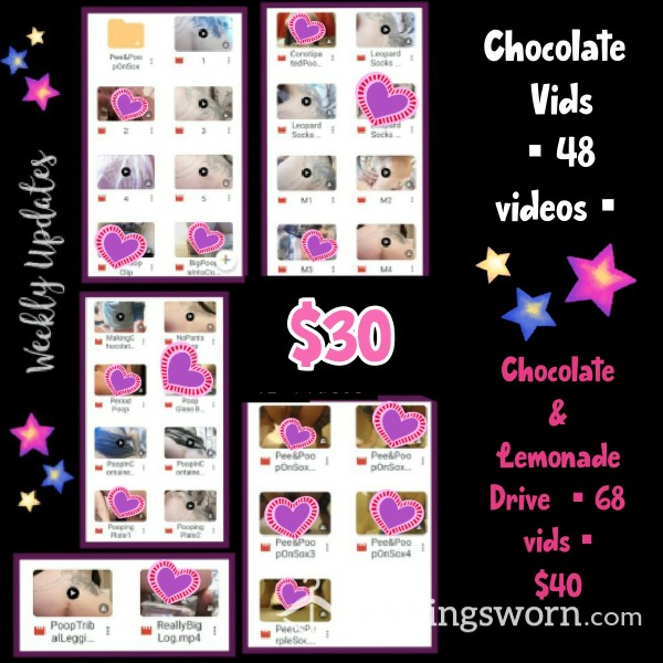 Goth Girl Chocolate Drive - 48 Vids + Updates