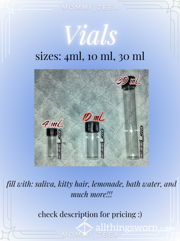 Gla** Vials From Asian Mommy Dom • Mommi_zeea