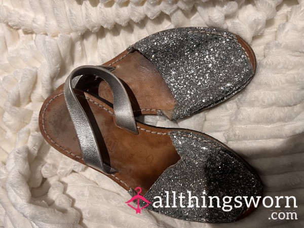 Glitter Well Worn Sandal