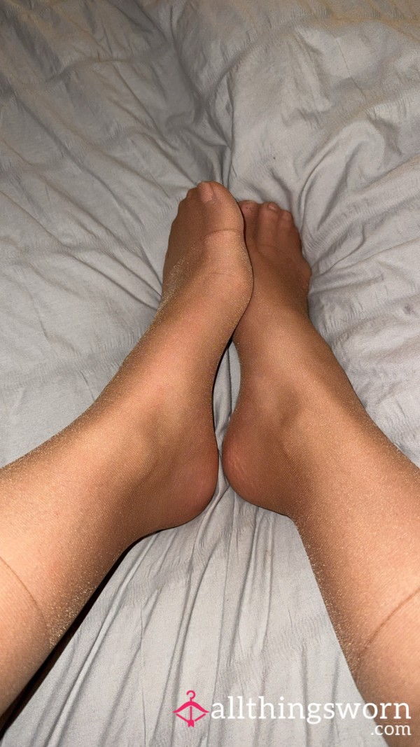 Glossy Nylon Socks