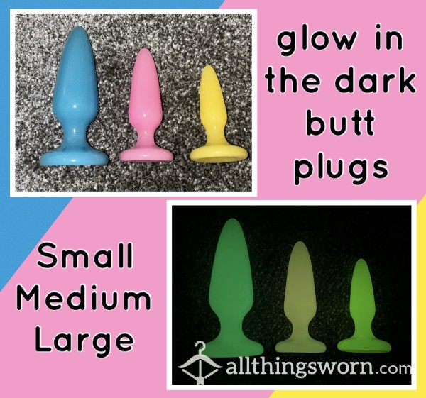 *reduced* Glow In The Dark Bu*t Plugs🎇