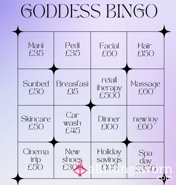 Goddess Bingo