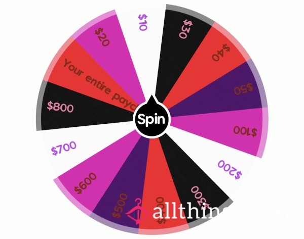 Goddess Blossom’s Drain Spin Wheel 😈