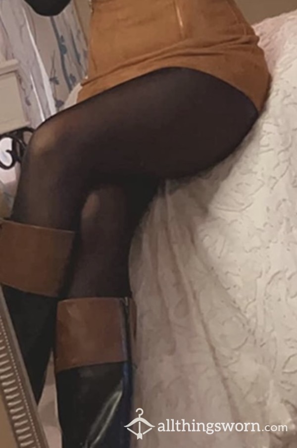 Naughty Worn Pantyhose