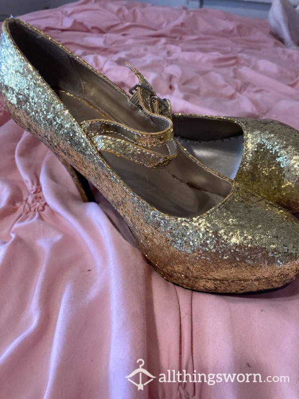 Gold Cosplay Heels