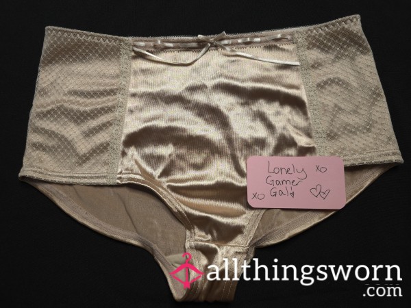 Gold Fullback Panties.