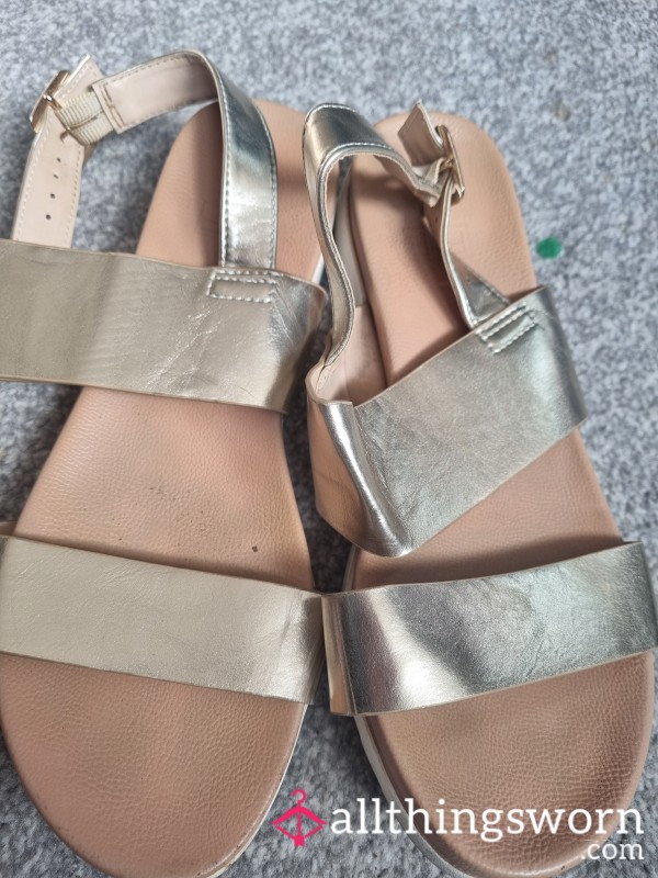 Gold Sandals