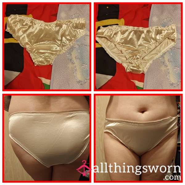 Gold Satin Knickers