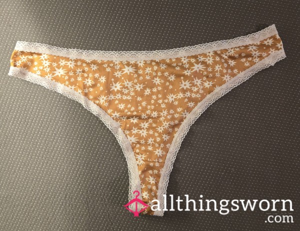 Gold Star Satin Panties