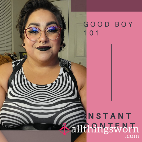 GOOD BOY 101 (Training Video, Tasks, Masturbation) 9.12 Min