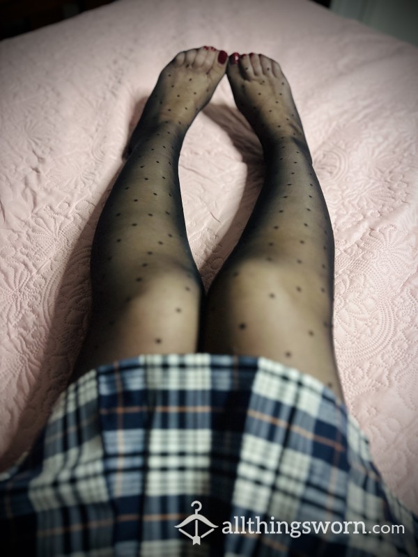 Gorgeous Sheer Polkadot Stockings $35aud