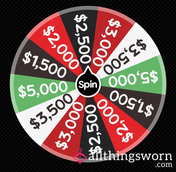 Grand Jackpot Spin The Wheel ($1,500-$5,000)