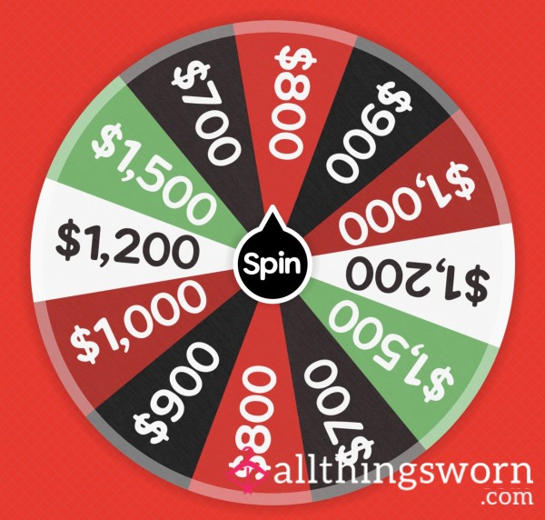 Grand Spin The Wheel ($700-$1500)