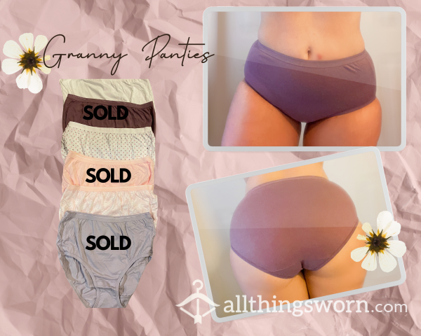 Granny Panties - 3 Colors Available