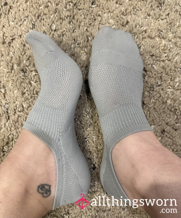 Gray Ankle Socks