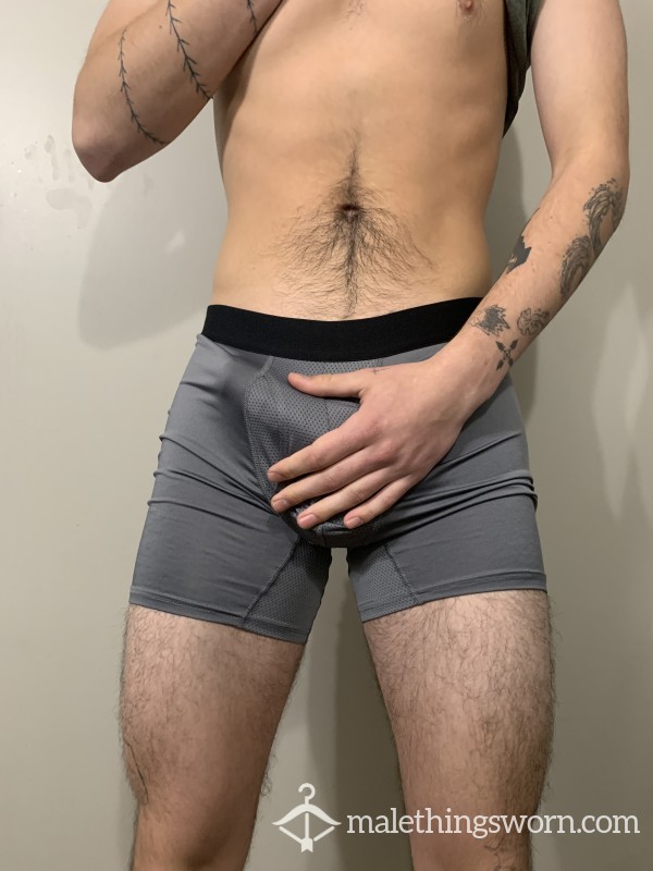 Gray Athletic Briefs