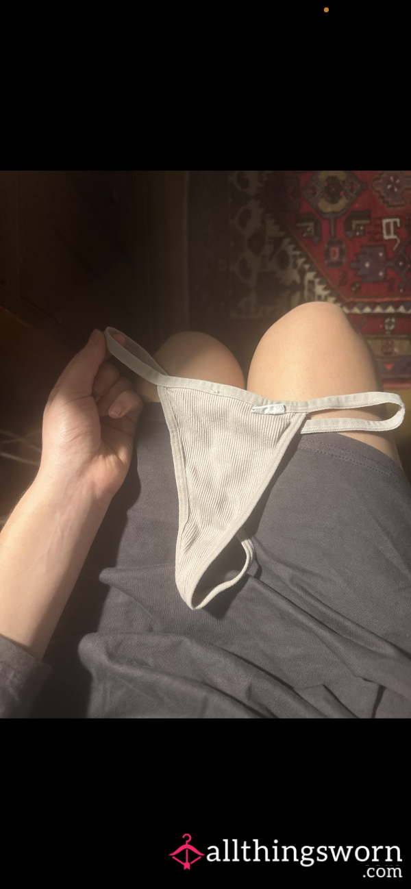 Gray Brazilian Thong