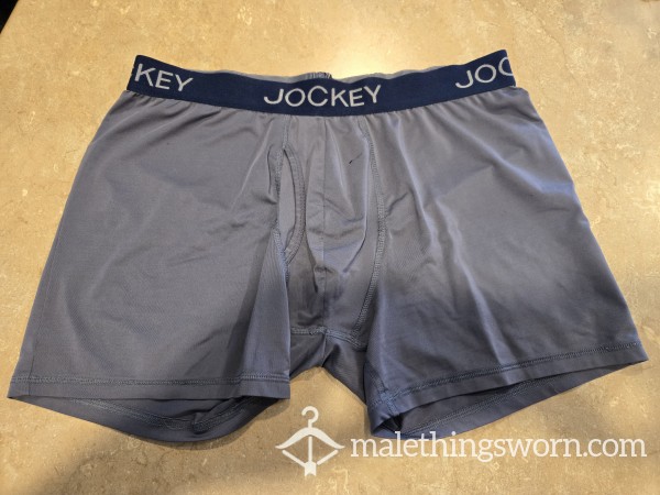 Gray Jockey Boxer Briefs