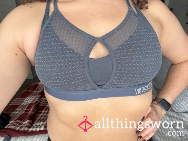 Gray Sports Bra