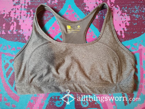 Gray XL Sports Bra