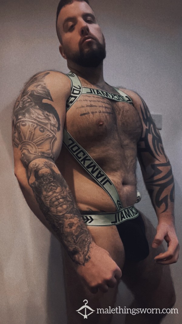 Green And Black Strapped Jocks