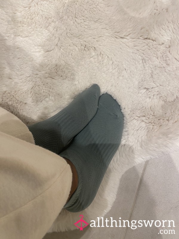 Green Ankle Socks