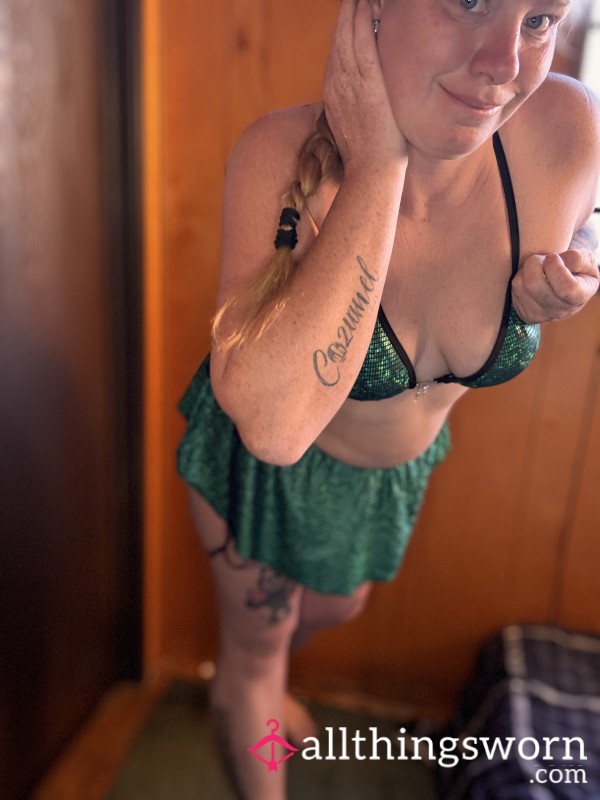 Green Bathing Suit