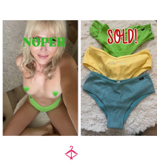 Green Cheekster Panties From Victoria's Secret