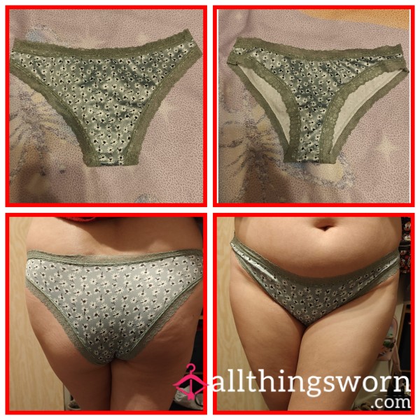 Green Flor*l Knickers