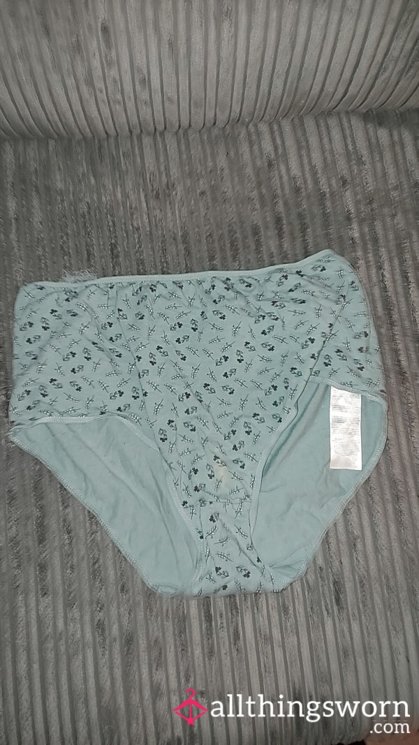 Green Flor*l Panties