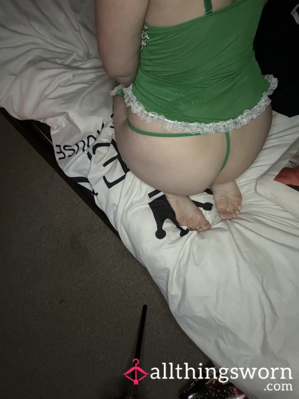 Green G-string With Outfit