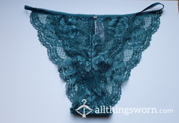 Green Lace Brazilian Panties 💙