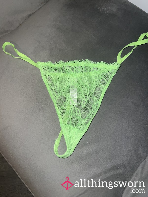 Green Lace G-string