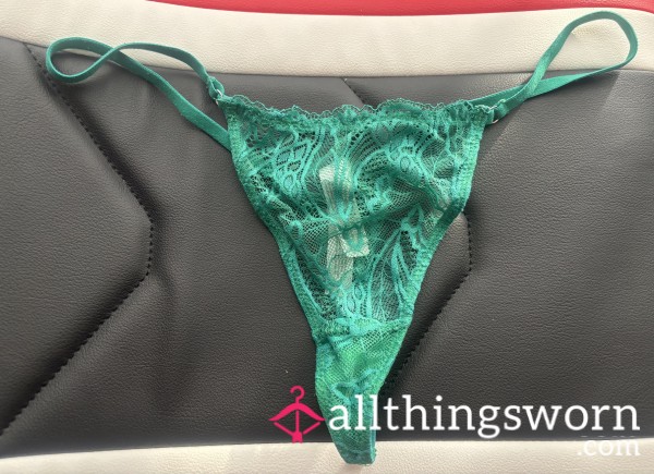 Green Lace G String