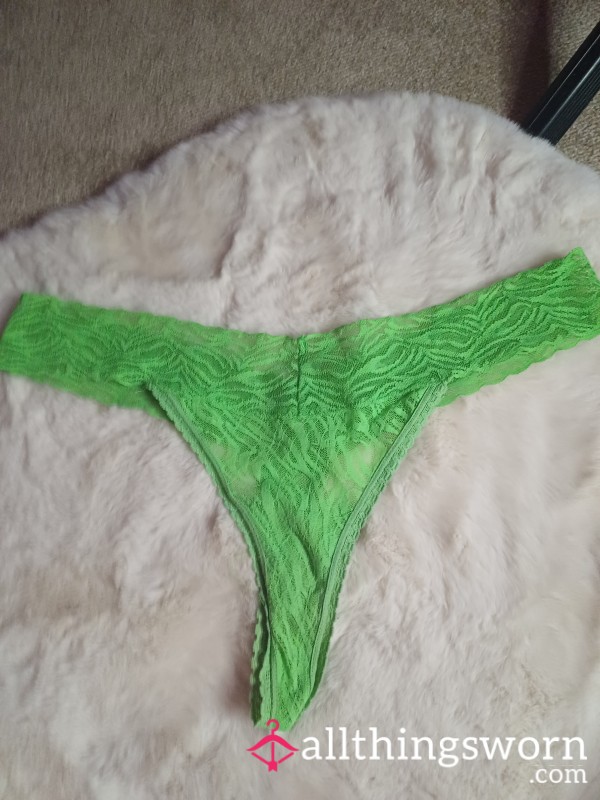 Green Lace Panties