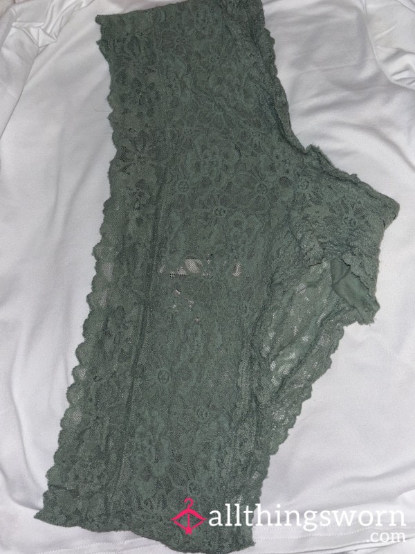 Green Lace XXL Cheeky Panties