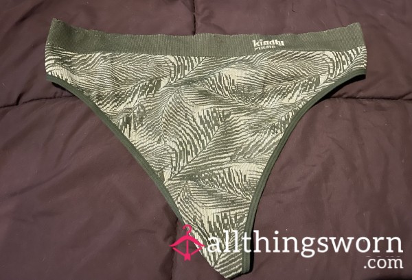 Green Leafy 3x Thong