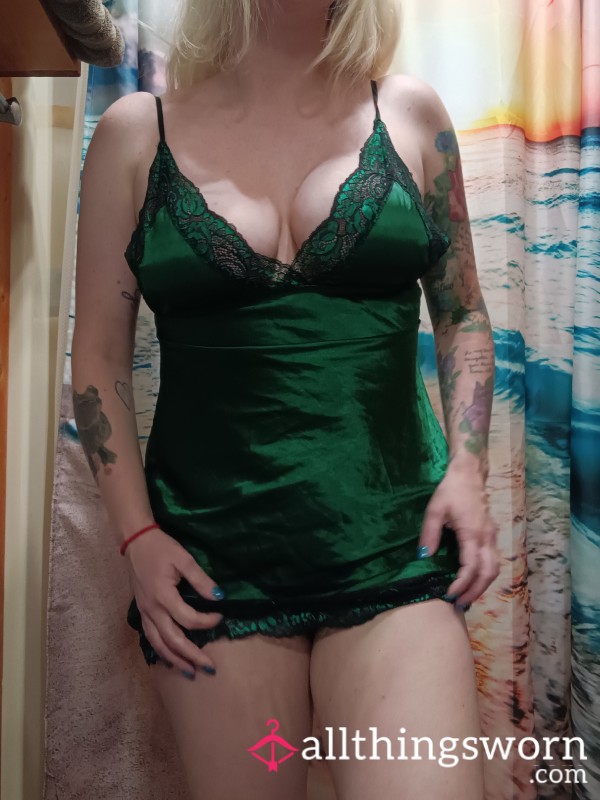 Green Lingerie Night Gown