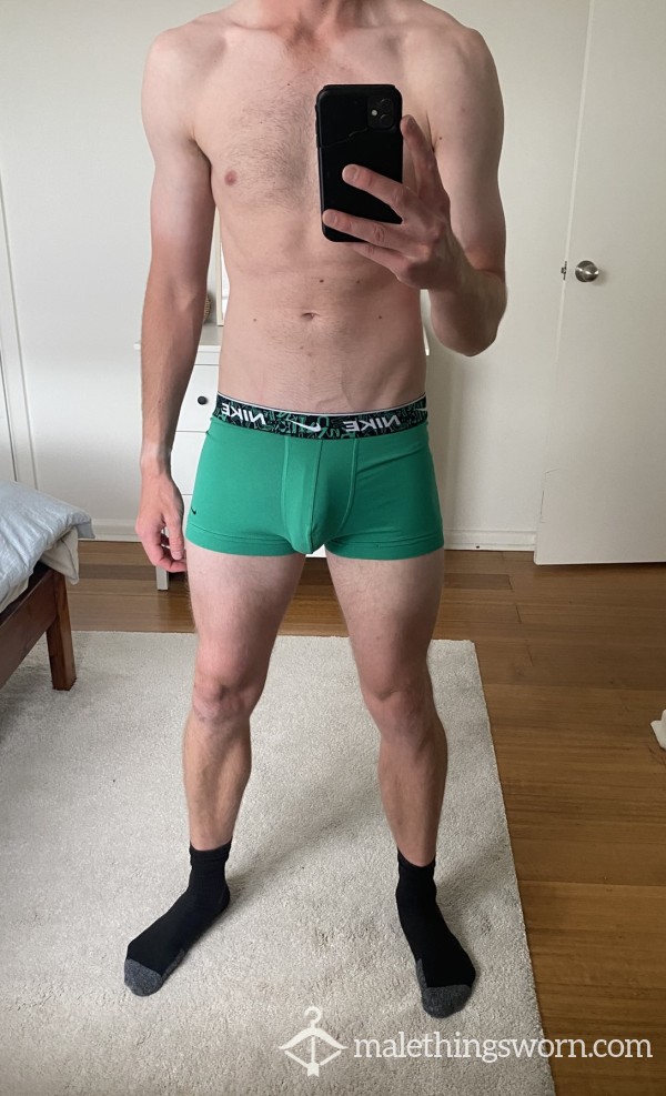 Green Nike Trunks