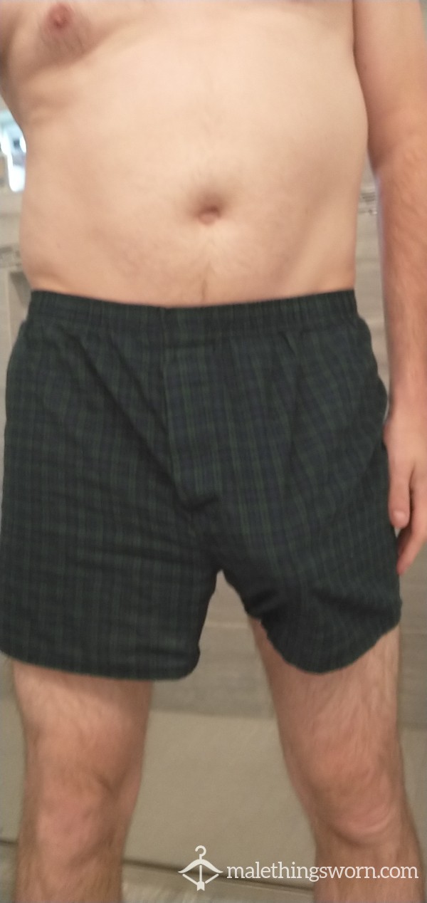 Green Plaid Boxers