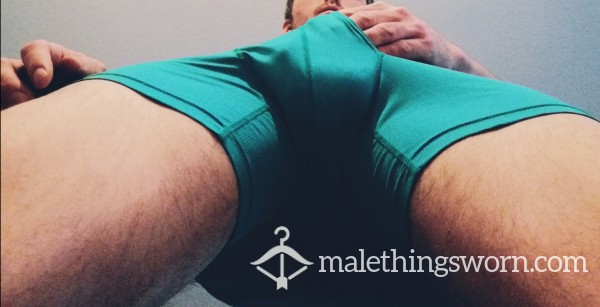 Green SAXX Briefs Hugging My Balls