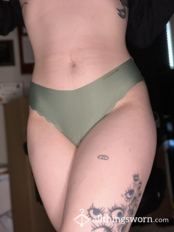 Green Sketchers Thong