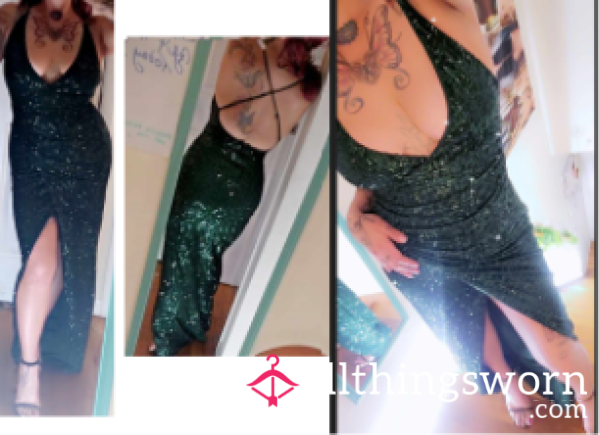 Green Sparkly Dress