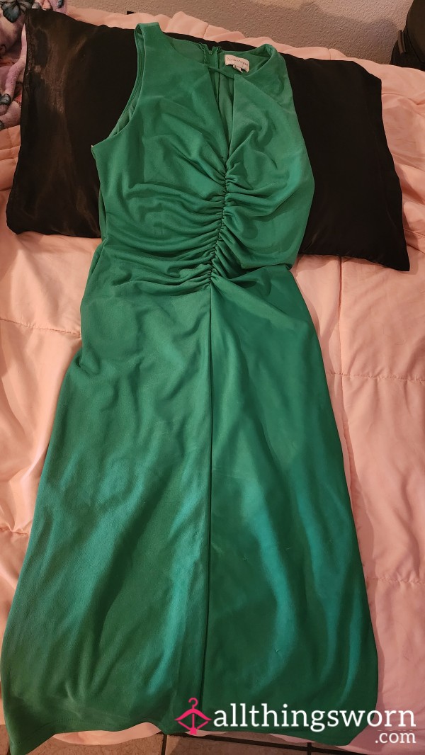 Green Srunchy Dress