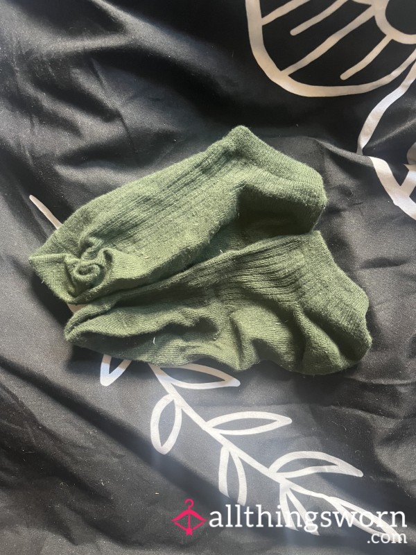 Green Stinky Ankle Socks