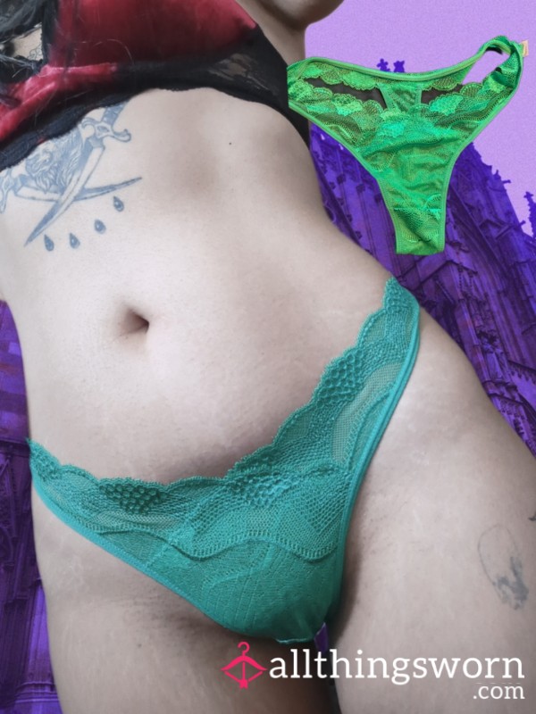 💚GREEN THONG 💚